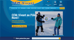 Desktop Screenshot of cem-vivant.com